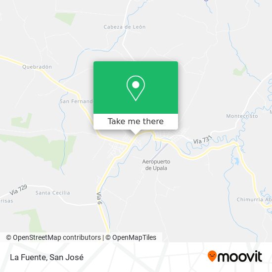 Mapa de La Fuente