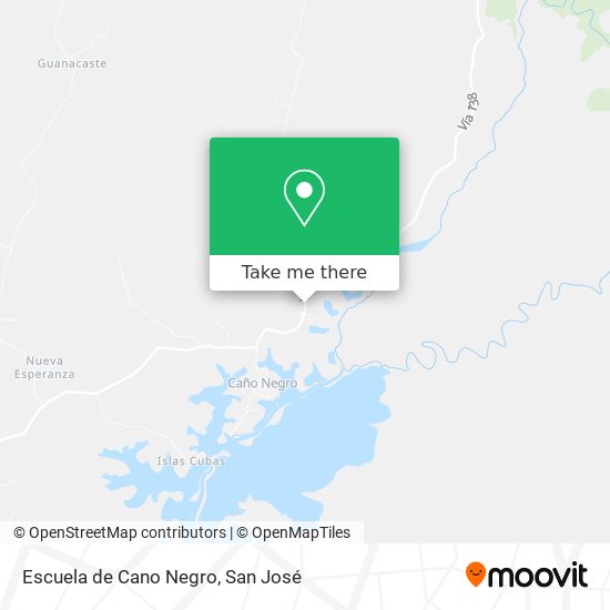 Mapa de Escuela de Cano Negro