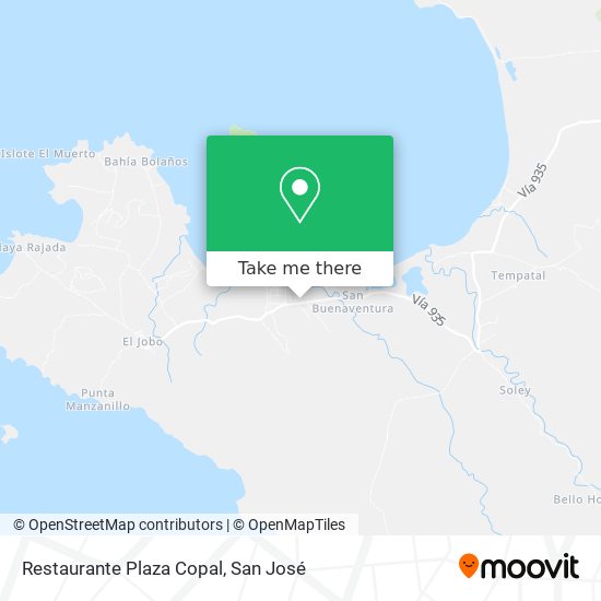 Restaurante Plaza Copal map