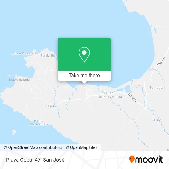 Playa Copal 47 map
