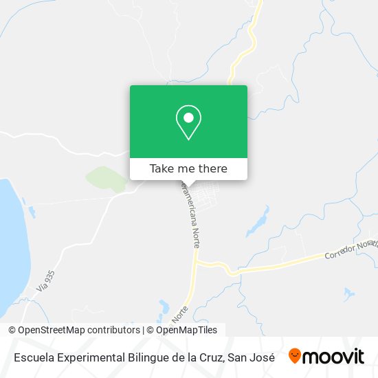 Escuela Experimental Bilingue de la Cruz map