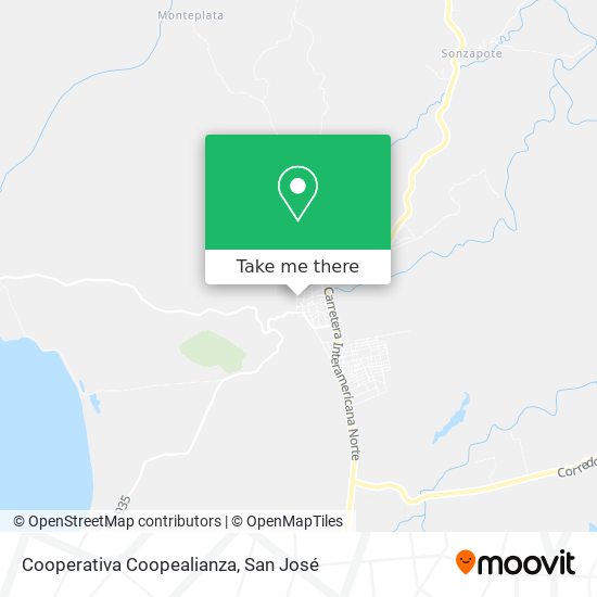 Cooperativa Coopealianza map