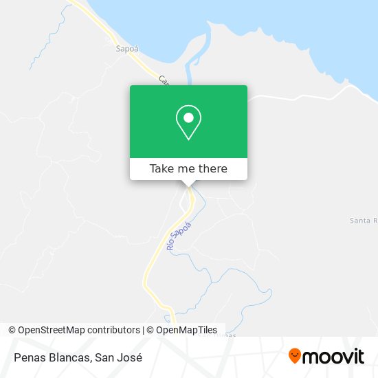 Mapa de Penas Blancas