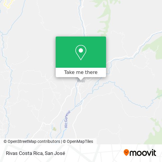 Rivas Costa Rica map