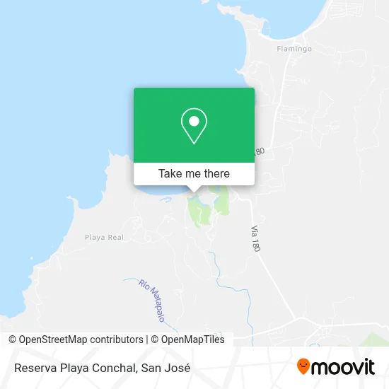 Reserva Playa Conchal map