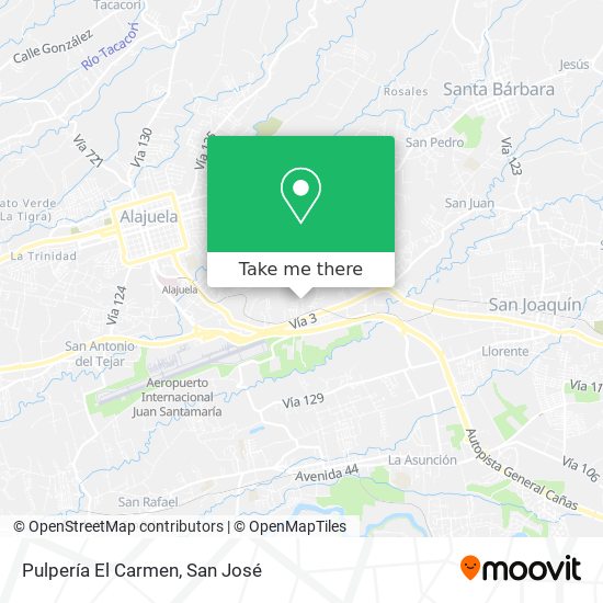 Pulpería El Carmen map