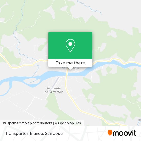 Transportes Blanco map