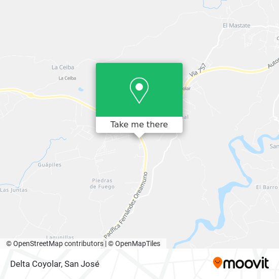Mapa de Delta Coyolar