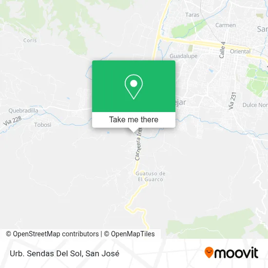 Urb. Sendas Del Sol map