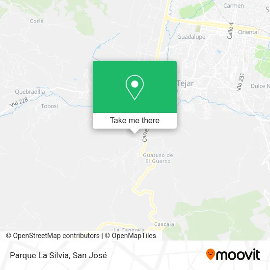 Mapa de Parque La Silvia