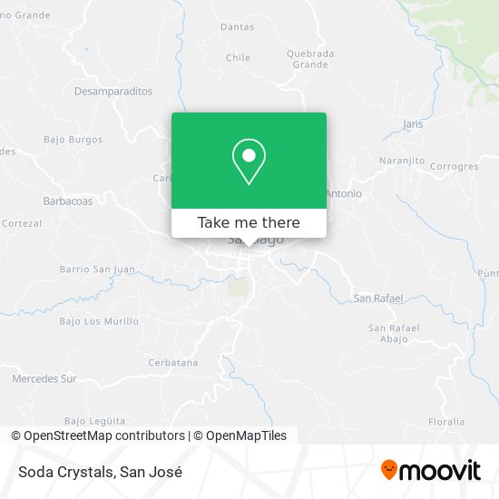 Mapa de Soda Crystals