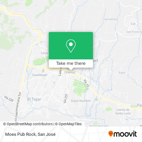 Moes Pub Rock map