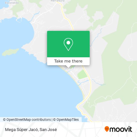 Mega Súper Jacó map