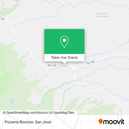 Pizzería Rooster map