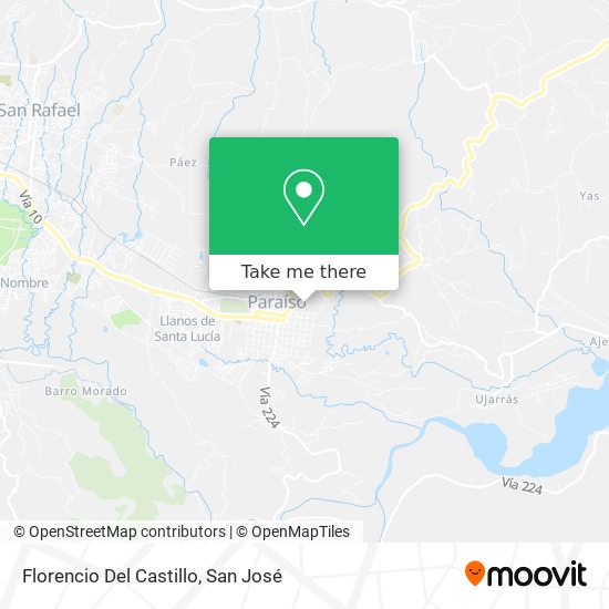 Florencio Del Castillo map