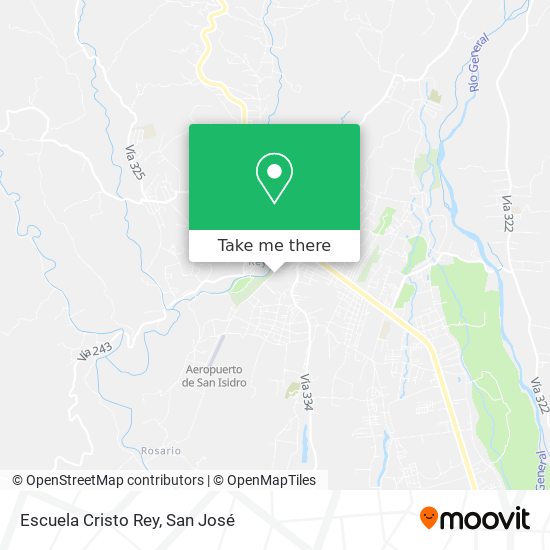 Mapa de Escuela Cristo Rey