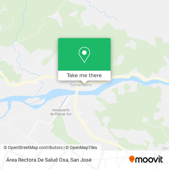 Mapa de Área Rectora De Salud Osa