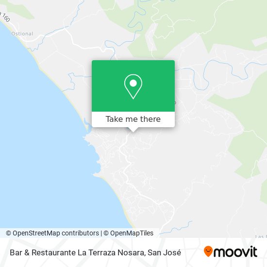 Bar & Restaurante La Terraza Nosara map