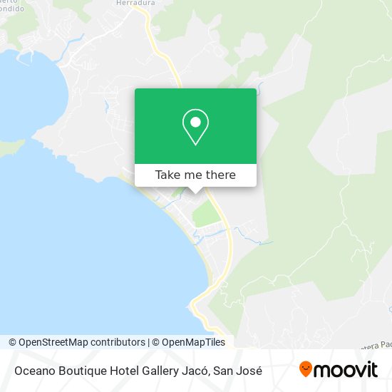 Oceano Boutique Hotel Gallery Jacó map