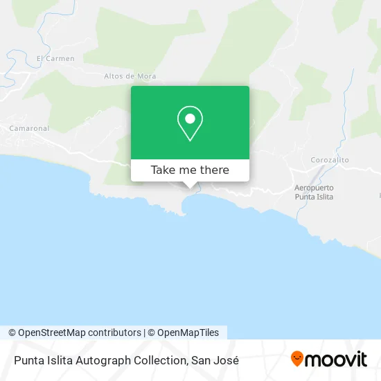 Punta Islita Autograph Collection map