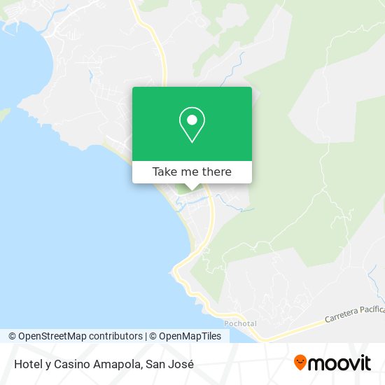 Hotel y Casino Amapola map