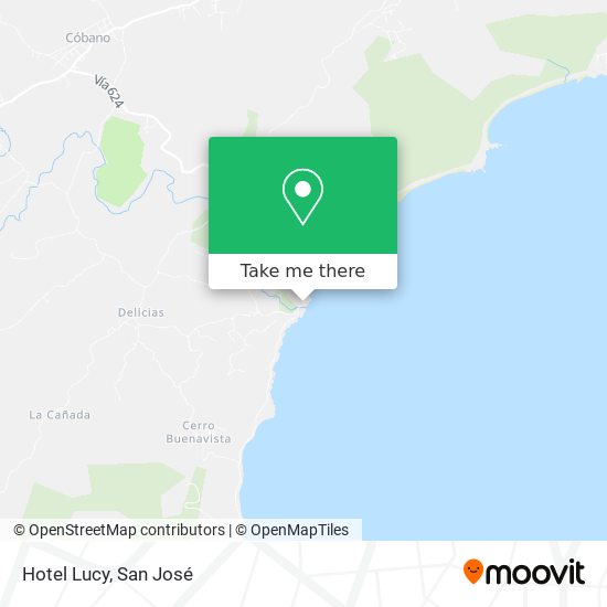 Hotel Lucy map