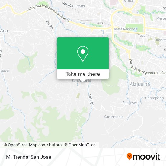 Mi Tienda map