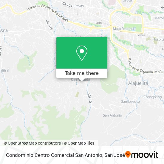 Condominio Centro Comercial San Antonio map