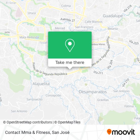 Contact Mma & Fitness map
