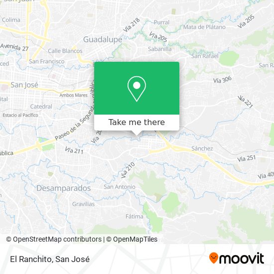 Mapa de El Ranchito