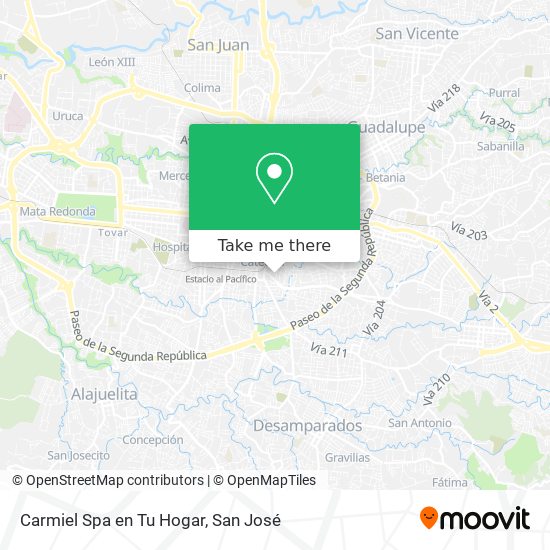 Carmiel Spa en Tu Hogar map