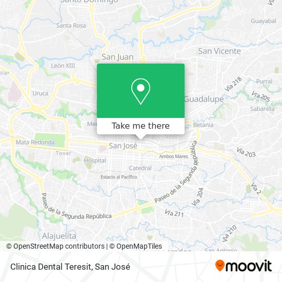 Mapa de Clinica Dental Teresit