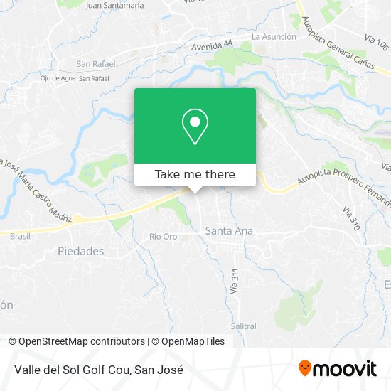 Valle del Sol Golf Cou map