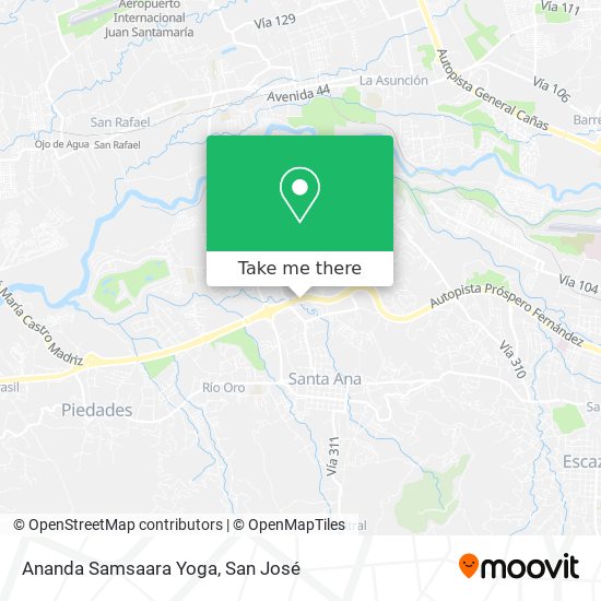 Ananda Samsaara Yoga map
