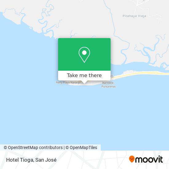 Hotel Tioga map