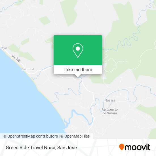 Green Ride Travel Nosa map
