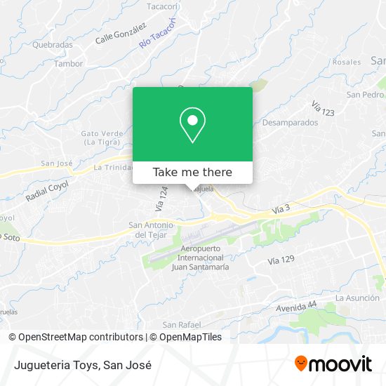 Jugueteria Toys map