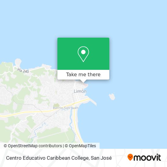 Centro Educativo Caribbean College map