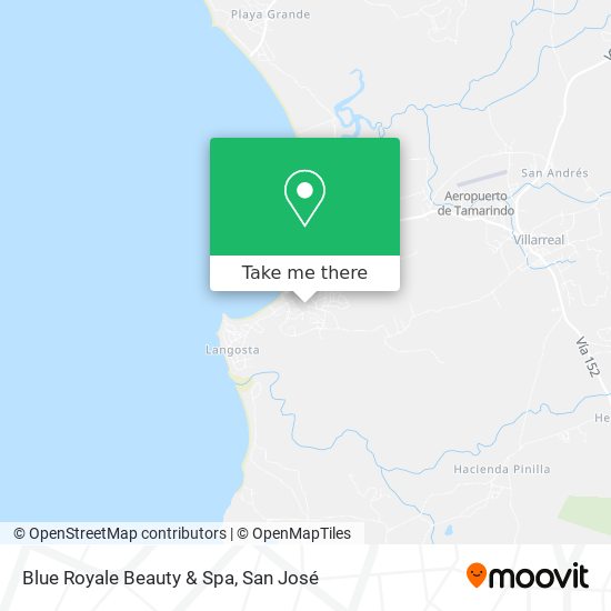 Mapa de Blue Royale Beauty & Spa