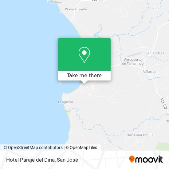 Mapa de Hotel Paraje del Diria