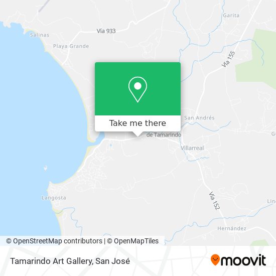Mapa de Tamarindo Art Gallery
