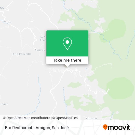 Bar Restaurante Amigos map