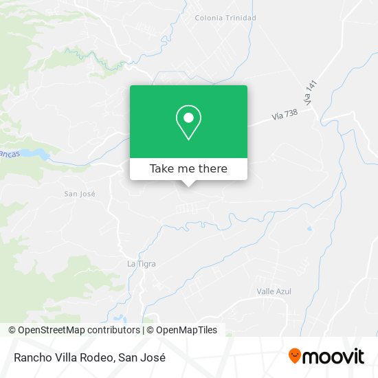 Mapa de Rancho Villa Rodeo