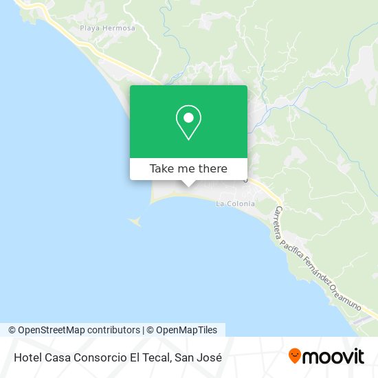 Hotel Casa Consorcio El Tecal map
