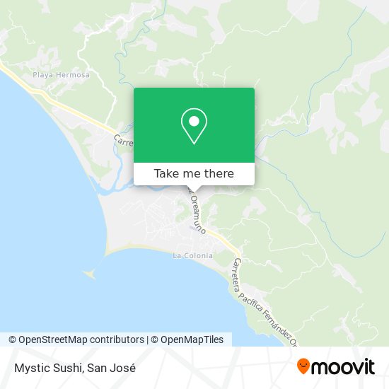 Mapa de Mystic Sushi