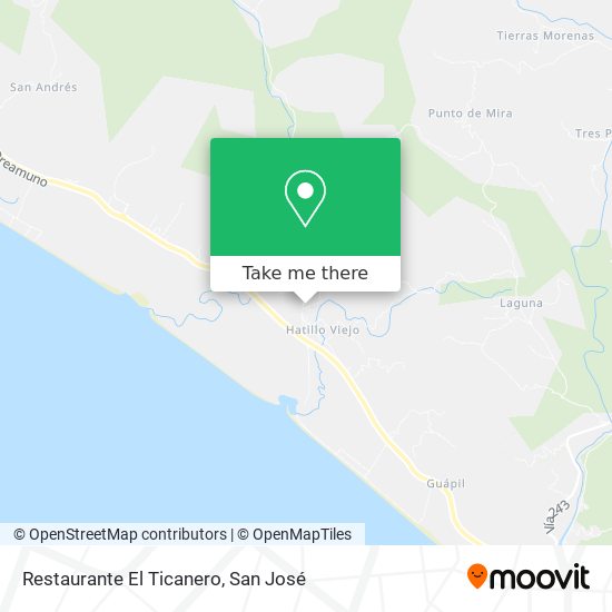 Restaurante El Ticanero map