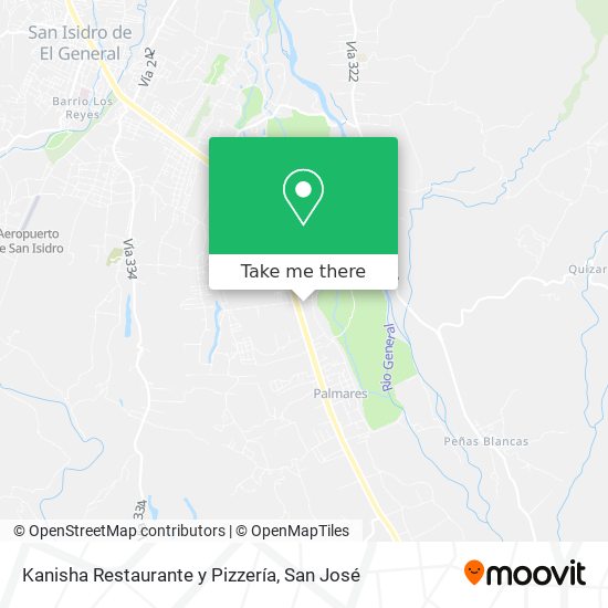 Kanisha Restaurante y Pizzería map
