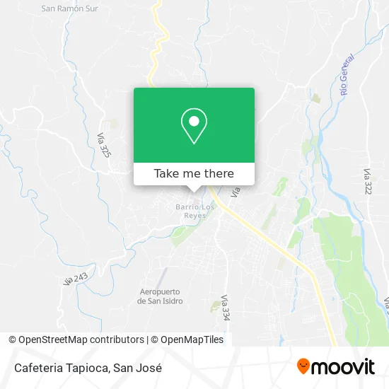 Cafeteria Tapioca map