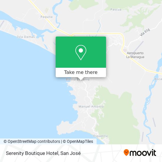Serenity Boutique Hotel map