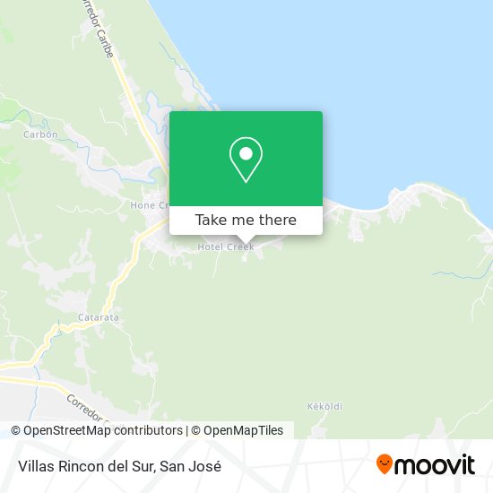 Villas Rincon del Sur map